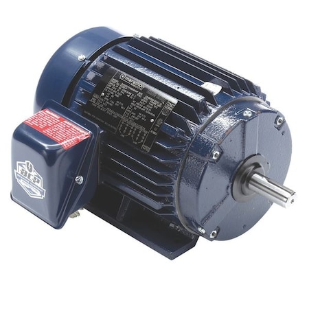 Leeson Three-Phase General Purpose Motor, 1 HP, 143T Frame, 230/460V AC Voltage, 1735 rpm Nameplate RPM 143TTFN16040