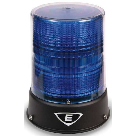 Edwards Signaling Warning Light, Blue, LED, 120V AC, 65, 85, 120, 460, 480, 750, 1,000 FPM, 6 1/2 in Dia. 57PLEDMB120AB