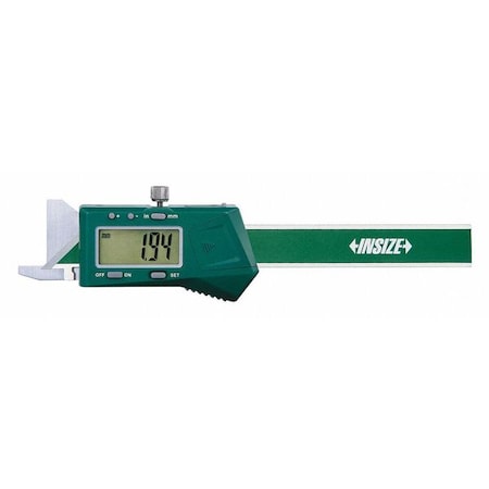 Insize Digital Caliper, SS, 0-0-24"/0-6mm Range 1180-6