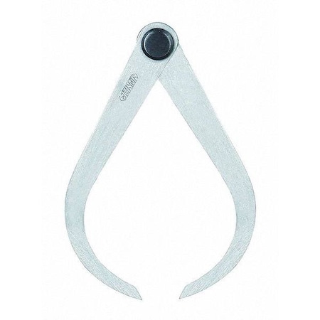 INSIZE Outside Spring Caliper, Steel, 6" Range 7241-150