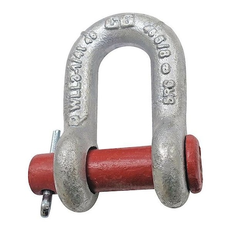 Crosby Anchor Shackle, Round Pin, 1/2" Pin Dia. G-215