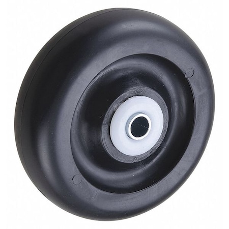 ZORO SELECT Caster Wheel, 300 lb. Load Rating, Black 400K85