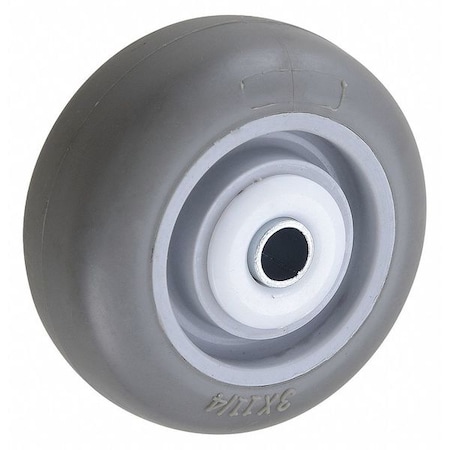 Zoro Select Caster Wheel, 200 lb. Load Rating, Gray 400K88