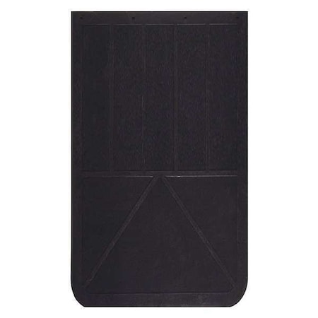 Buyers Products Mud Flaps, 36 in X 24 in, Rubber, Black, 1 PR B36LP