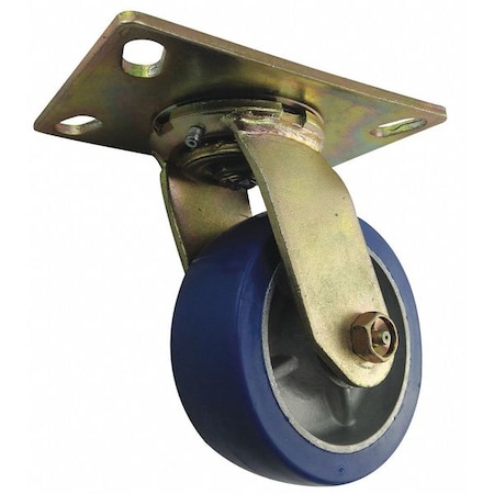 Zoro Select Plate Caster, 5" Wheel Dia., 1050 lb. 400K27