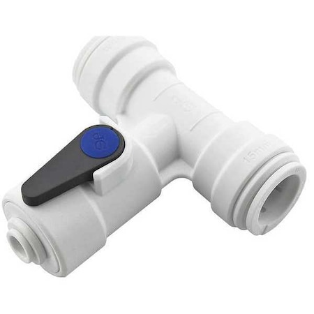 John Guest Angle Supply Stop, Acetal Copolymer, 1/4" ASV3