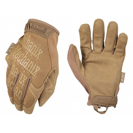 Mechanix Wear Tactical Glove, Synthetic Leather Palm, 7" Length, Hook-and-Loop Cuff, Full Finger, Tricot Lining MG-72-008