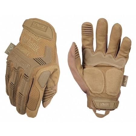 Mechanix Wear Tactical Glove, Synthetic Leather Palm, 11" Length, Hook-and-Loop Cuff, Full Finger, Tricot Lining MPT-72-012