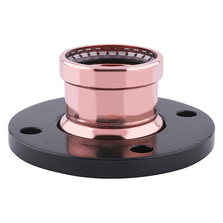 Zoro Select Flange, Copper;Iron, Press-fit4", Flange 816ZE1