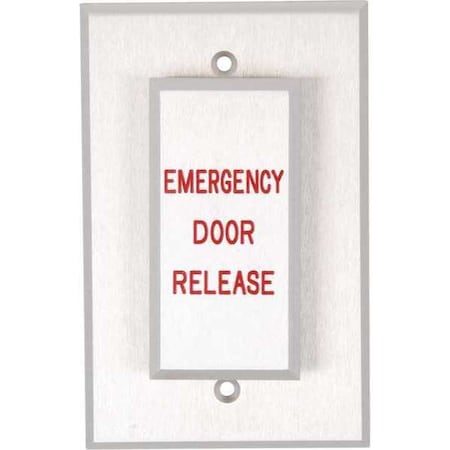 Dortronics Emergency Push Button, 24VDC, 3" W W5286-P23DAxE5