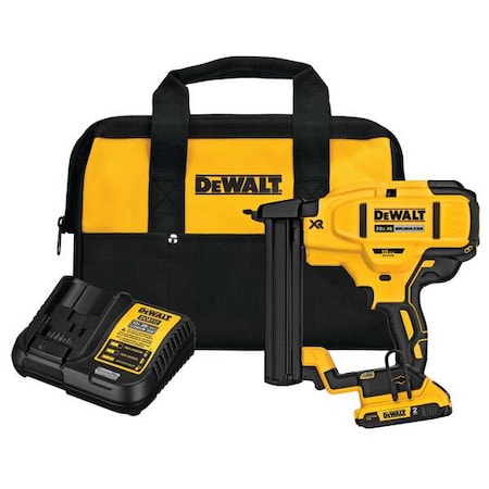 Dewalt 20V MAX* XR(R) 18 GA Cordless Narrow Crown Stapler Kit DCN681D1