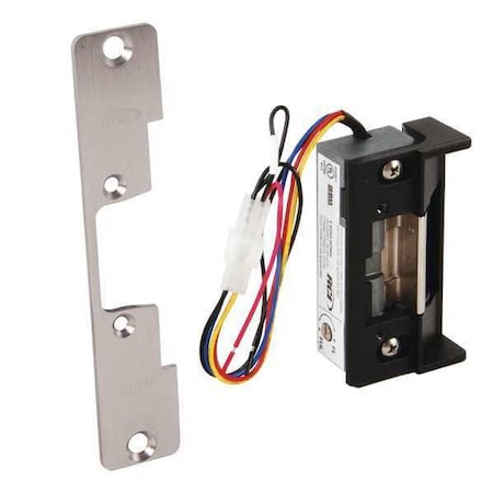 Rutherford Electric Door Strike, Stainless Steel, Brushed, For Use With: Cylindrical Locksets L6505 32D