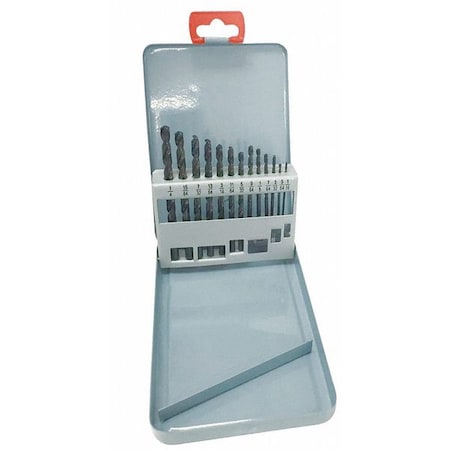 Westward 13pc. HSS 135 Degrees Drill Bit Set 401J88