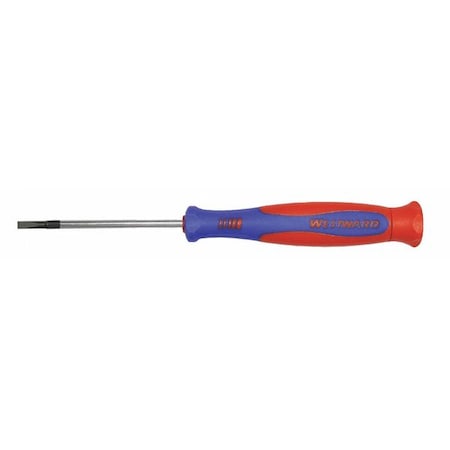 Westward Precision Slotted Screwdriver 7/64 in Round 401K82