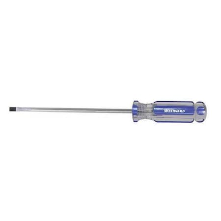 Westward General Purpose Slotted Screwdriver 3/16 in Round 401K90