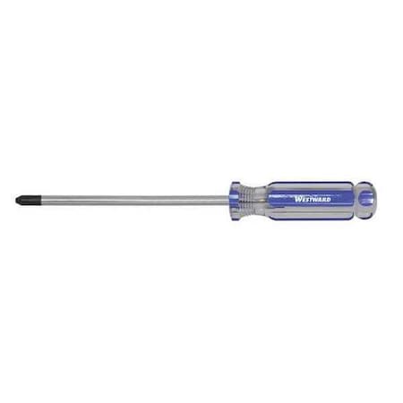 Westward General Purpose Pozidriv Screwdriver #2 Round 401K92