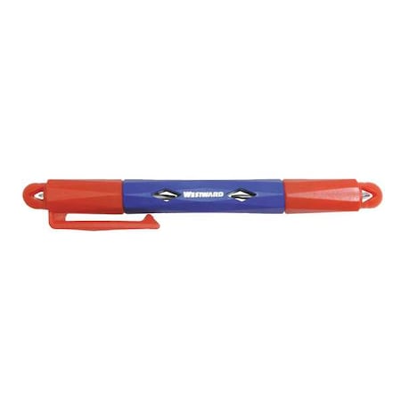 Westward Phillips, Slotted Bit 5 in, Drive Size: 9/64 in , Num. of pieces:4 401K75