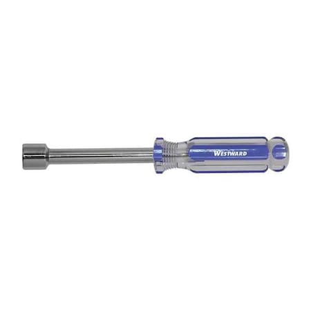 Westward Nut Driver, Metric, Solid Round, 13.0mm 401K78