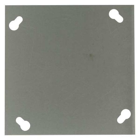 Zurn Drain Cover, Silver, 24 ga., Square, 9