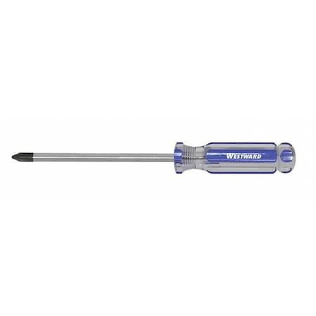 Westward General Purpose Phillips Screwdriver #3 Square 401L85