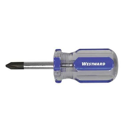 Westward General Purpose Phillips Screwdriver #2 Round 401L88