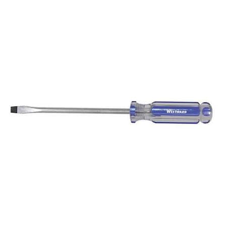 Westward General Purpose Slotted Screwdriver 1/4 in Round 401L97