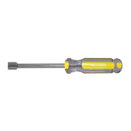 Westward Nut Driver, Metric, Solid Round, 8.0mm 401L30