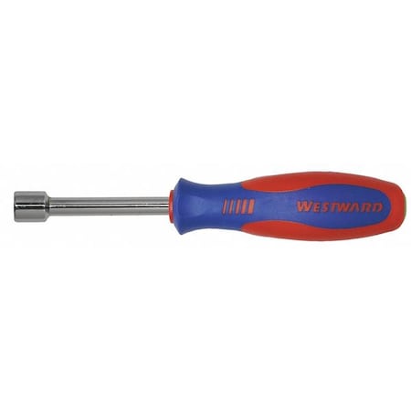Westward Nut Driver, Metric, Hollow Round, 9.0mm 401L45