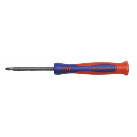 Westward Phillips, Slotted Bit 6 in, Drive Size: 3/16 in , Num. of pieces:2 401L67
