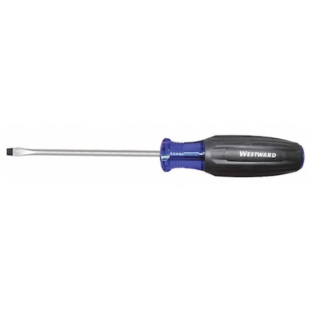 Westward General Purpose Slotted Screwdriver 3/16 in Round 401M05