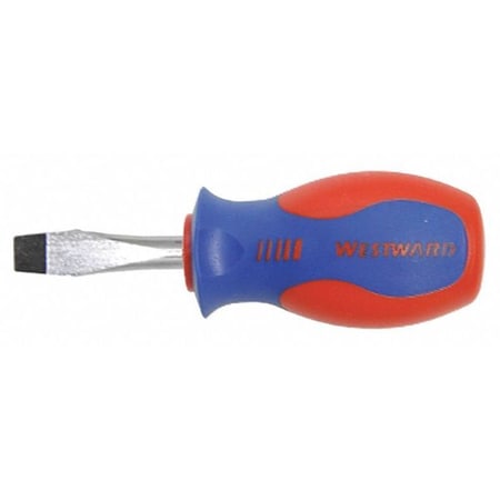 Westward General Purpose Slotted Screwdriver 1/4 in Round 401M29