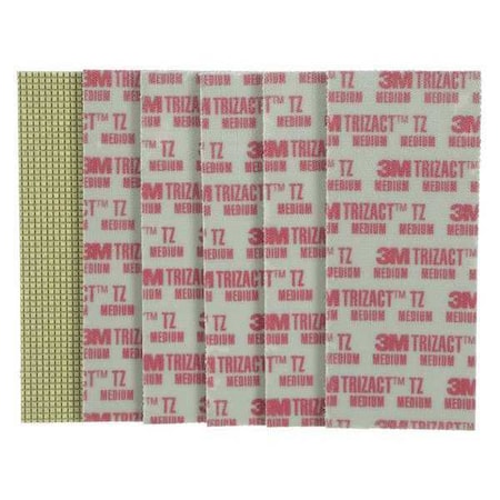 3M Polishing Pad, Red, Shape Rectangular, PK6 86026