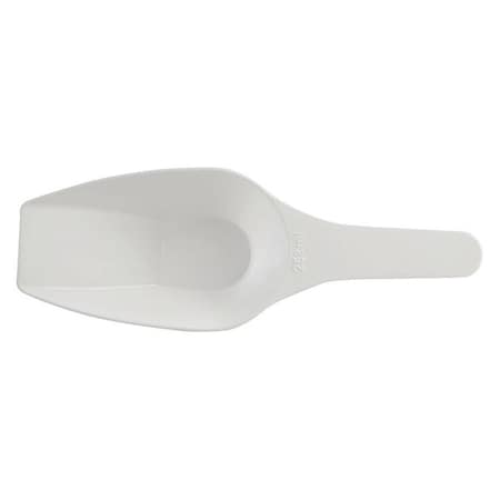 Zoro Select Scoop, Polypropylene, White, 250mL, PK12 208065-0250