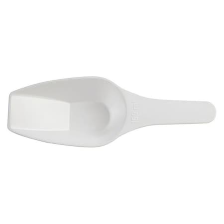 Zoro Select Scoop, Polypropylene, White, 100mL, PK12 208065-0100