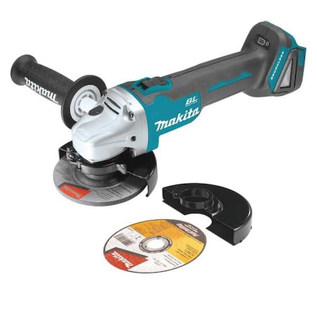 Makita 18V LXT Brushless 4-1/2" / 5" Cut-Off/Angle Grinder, Slide XAG04Z