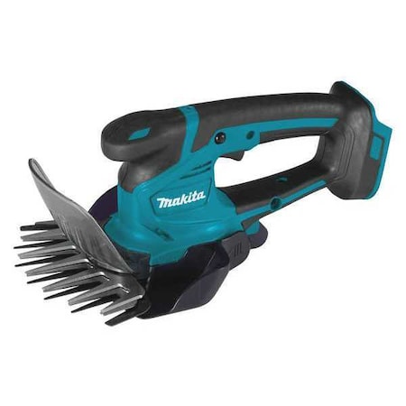 Makita Grass Shears, 6-5/16 in Cut Cap, Nickel Plated 1-1/8 in L Blade, Rubber Handle, Bare Tool XMU04Z
