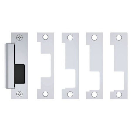 Hes Electric Door Strike, Stainless Steel, Satin Stainless, For Use With: Mortise/Cylindrical Locksets 1500C-630