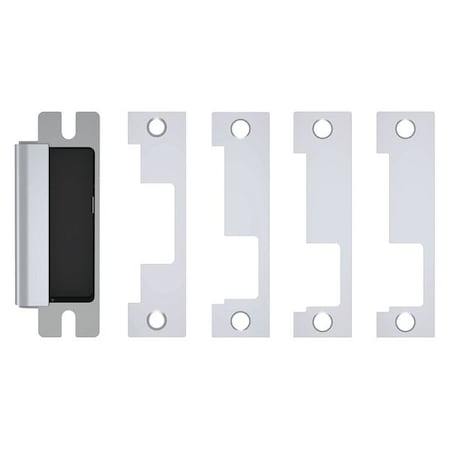 Hes Electric Door Strike, Stainless Steel, Satin Stainless, For Use With: Mortise/Cylindrical Locksets 1600-CLB-630