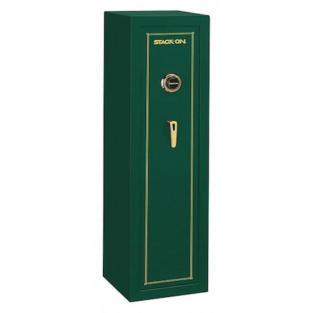Stack-On Gun Safe, Combination Dial, 129 lb., 5.96 cu. ft., Not Rated, (10) Guns SS-10-MG-C