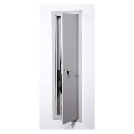 Stack-On Wall Cabinet Safe, White, Weight 32 lb. IWC-55