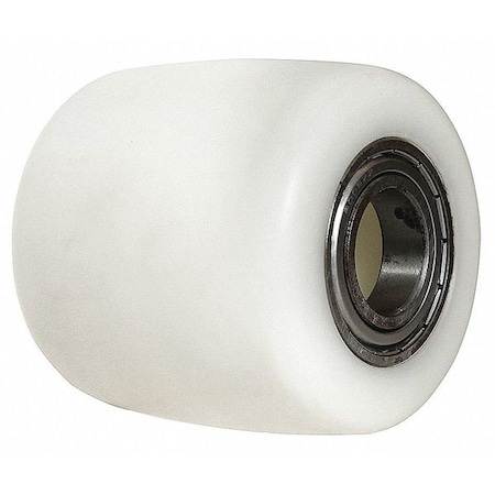 Zoro Select Pallet Truck Roller, Nylon, 1543 lb. Load 402M61