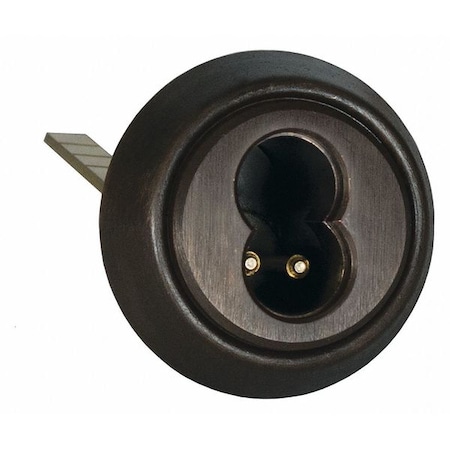 Best Rim Cylinder, Oil Rubbed Bronze, 0 Pins 12E72S2RP613