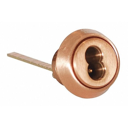 Best Rim Cylinder, Satin Bronze, 0 Pins 12E72S2RP612