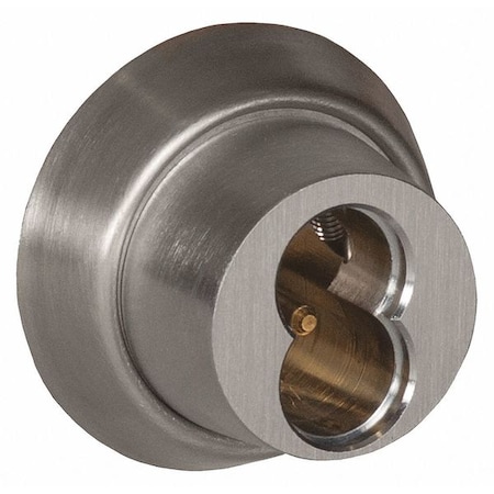 Best Mortise Cylinder, Satin Chrome Finish 1E76C181RP3626