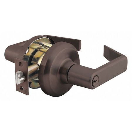 Dormakaba Door Lever Lockset, Oil Rubbed Bronze QCL160E613S4478SSCKD