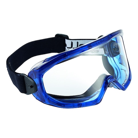 Bolle Safety SuperBlast Series, Non-Vented Safety Goggles Goggles, Polycarbonate Frame, Clear Lens 40296