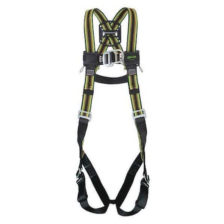 Miller Full Body Harness, L/XL, Polyester E650FDQC/UGN