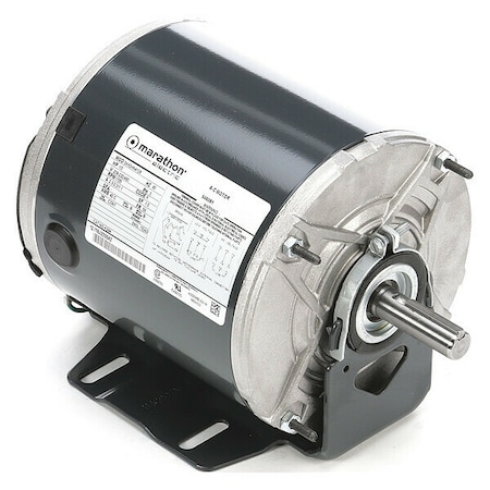 Leeson 3-Phase Belt Drive Motor, 1/2 HP, 56 Frame, 208-230/460V AC Voltage, 1,725 Nameplate RPM 5K42HN4128