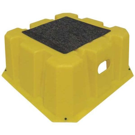 Dpi Step Stand, 1 Steps, 500 lb Load Capacity, 10 1/2 in Overall Height, Polyethylene, Yellow NST-1-14