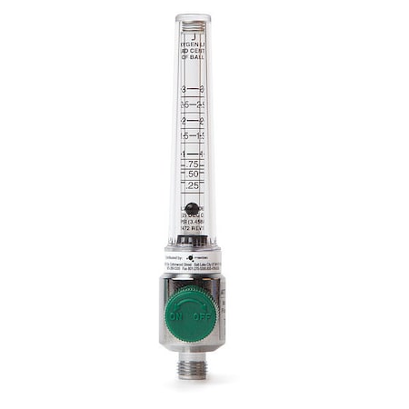 Maxtec Flowmeter, 4" L x 1"W x 1"H, Plastic RP34P03-002